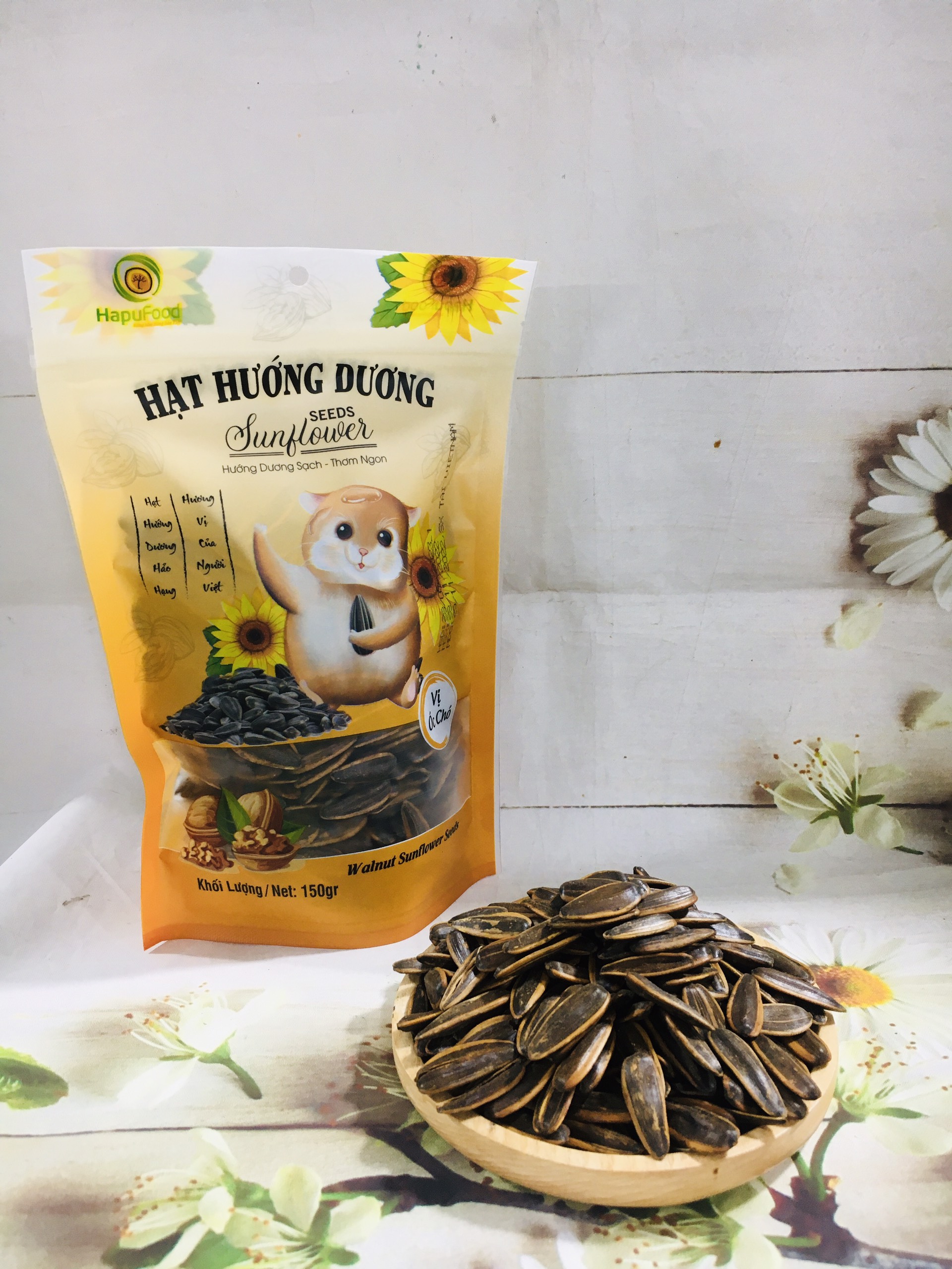 Hạt hướng dương vị óc chó 150g